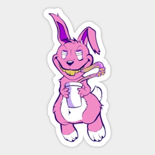 Chubby Bunny Sticker